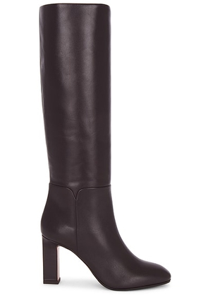 Aquazzura Sellier 85 Boot in Aubergine - Burgundy. Size 41 (also in ).