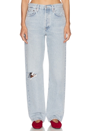 AGOLDE Kelly High Rise Straight Jeans in Segment - Blue. Size 30 (also in 29).