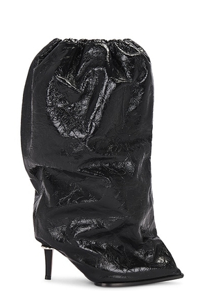 McQueen Bag Boots in Black - Black. Size 37 (also in 36).