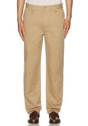 Barbour Washed Stretch Twill Trouser in Washed Stone - Brown. Size 36 (also in 32).
