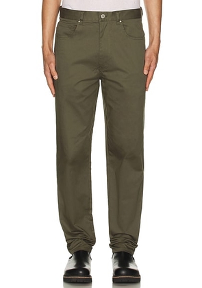 Barbour Lightweight Stretch Chino in Uniform Green - Army. Size 36 (also in 32).