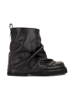 THE ATTICO Mini Robin Boots in Black - Black. Size 36.5 (also in 36, 37, 38.5, 39, 40, 41).