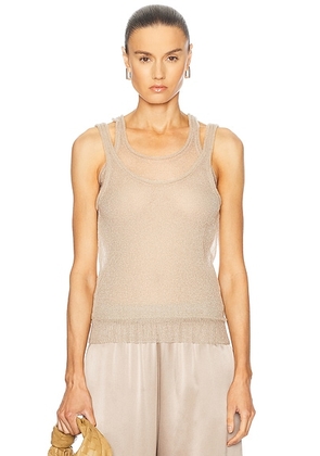 Aisling Camps Film Tank Top in French Grey - Grey. Size M (also in L, S).