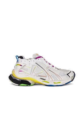Balenciaga Runner Sneaker in White & Multicolor - White. Size 41 (also in 43).