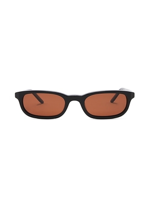BRU Eyewear Flossie Wayfarer Sunglasses in Cedar - Brown. Size all.