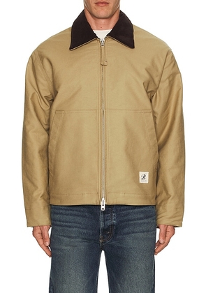 AGOLDE x RSVP Gallery District Work Jacket in Khaki - Brown. Size XL/1X (also in ).