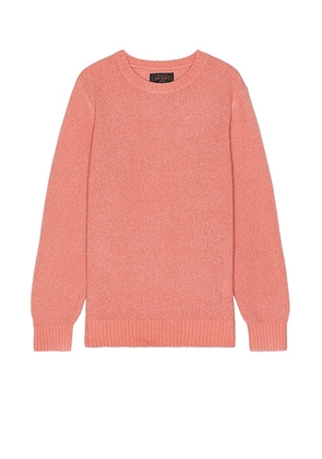 Beams Plus Crew Cashmere Sweater in Pink - Pink. Size XL/1X (also in ).