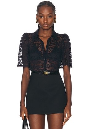 ERES Charmante Top in Ultra - Black. Size 38 (also in ).