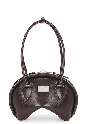 Acne Studios Bowlina Small Bag in Chocolate Brown - Brown. Size all.