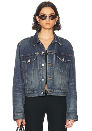 Balenciaga Small Fit Jacket in Deep Blue - Blue. Size S (also in L).