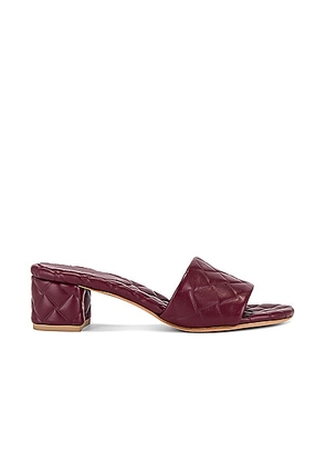 Bottega Veneta Amy Mule Sandal in Cherry - Red. Size 37 (also in 38, 39).