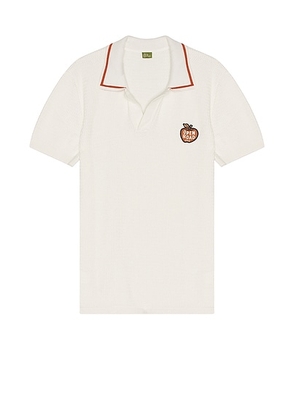 Agua Bendita Aron Polo in White - White. Size L (also in M).