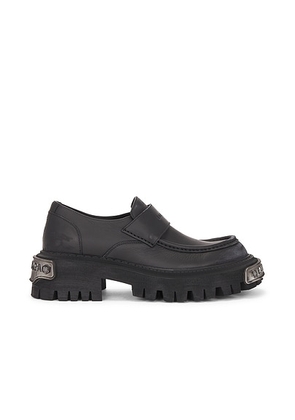Balenciaga Tractor Loafer L20 in Black & Silver - Black. Size 42 (also in 43, 44).