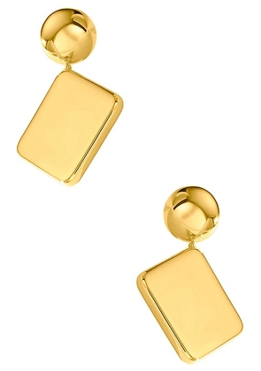 AUREUM Ilona Drop Earrings in Gold - Metallic Gold. Size all.