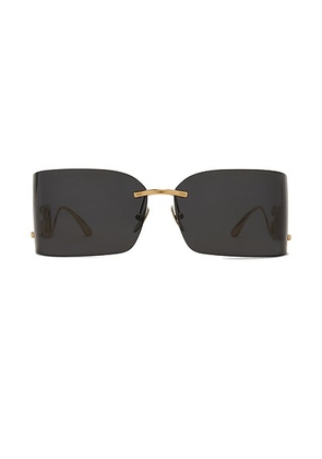 Dolce & Gabbana Rectangular Sunglasses in Gold - Metallic Gold. Size all.