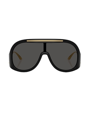 Dolce & Gabbana Aviator Sunglassess in Black - Black. Size all.