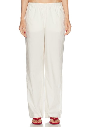 EAVES Kfir Pants in Chalk - Ivory. Size L (also in M, S, XL, XS).