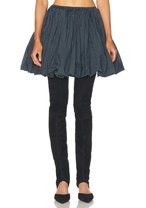 ALAÏA Bubble Skirt in Lichen - Slate. Size 42 (also in 38, 40).