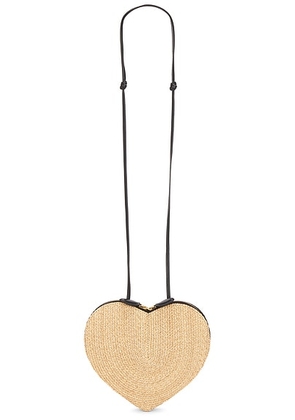 ALAÏA ALAΪA Le Coeur Shoulder Bag in Naturel - Tan. Size all.