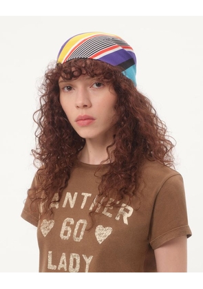 Valentino Garavani Escape Headband In Cotton And Silk Woman MULTICOLOUR UNI