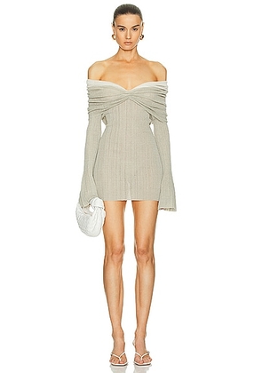 Aya Muse Tahuya Dress in Dove Gray - Grey. Size L (also in M, S, XS).