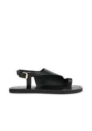 A.EMERY Milne Sandal in Black - Black. Size 35 (also in 36, 37, 38, 39, 40, 41).