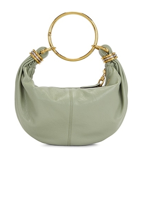 Chloe Bracelet Bag in Seagrass - Sage. Size all.
