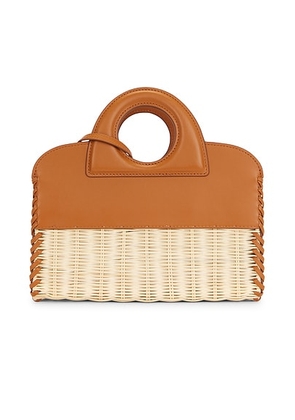 Alexis Bianca Picnic Bag in Saddle - Brown. Size all.