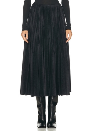 ALAÃA Pleated Skirt in Anthracite - Grey. Size 36 (also in 34).