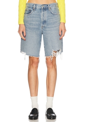 AGOLDE Indra Short in Force - Blue. Size 25 (also in 24, 26, 27, 28, 29, 30, 31, 32, 33).