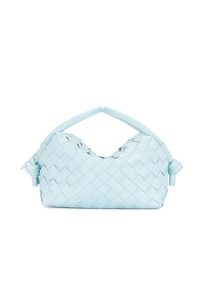Bottega Veneta Loop Top Handle Bag in Zenith & Muse Brass - Baby Blue. Size all.