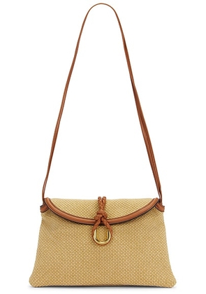 Bottega Veneta Medium Liberta Bag in Cane Sugar  Light Wood  Fondant  & Muse Brass - Brown. Size all.