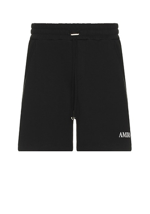 Amiri Core Logo Short in Black - Black. Size M (also in L, XL).