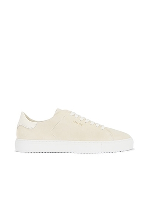 Axel Arigato Clean 90 Suede Sneaker in Off White & White - Beige. Size 40 (also in 43).