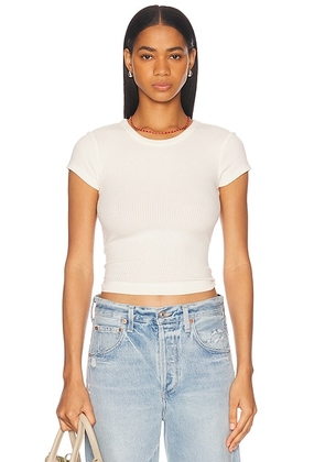 Citizens of Humanity Nello Tee in Pashmina - Ivory. Size XL (also in L, XS).
