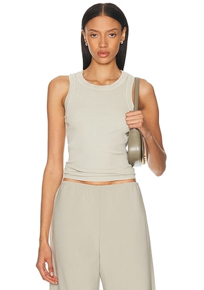 Citizens of Humanity Isabel Rib Tank Top in Matcha - Sage. Size M (also in XL).