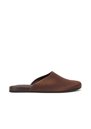 Ancient Greek Sandals Satin Slipper in Brown - Brown. Size 36 (also in 37).