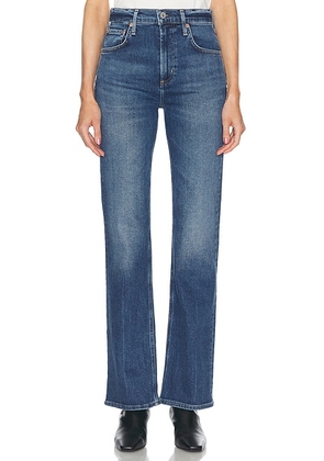 Citizens of Humanity Vidia Mid Rise Boot Jeans in Abalone - Blue. Size 23 (also in 24, 27, 28, 29, 30, 32, 33).