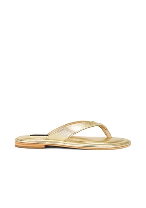 A.EMERY Morgan Sandal in Gold - Metallic Gold. Size 36 (also in 35, 37).