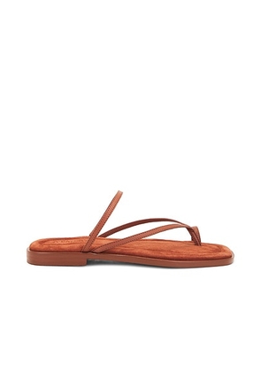 A.EMERY Turner Sandal in Sienna Suede - Cognac. Size 37 (also in ).