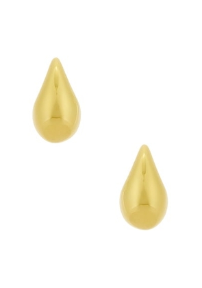 Bottega Veneta Drop Clip Earrings in Yellow Gold - Metallic Gold. Size all.