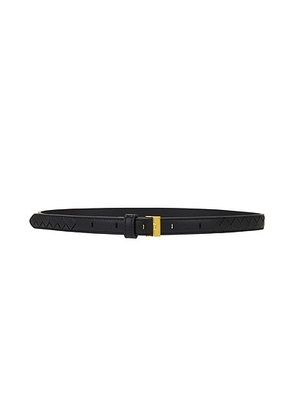 Bottega Veneta Intrecciato Belt in Black & Muse Brass - Black. Size 70 (also in 75).