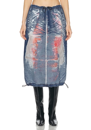 Diesel Mirtow Skirt in Denim - Denim-Medium. Size 24 (also in 26, 28).
