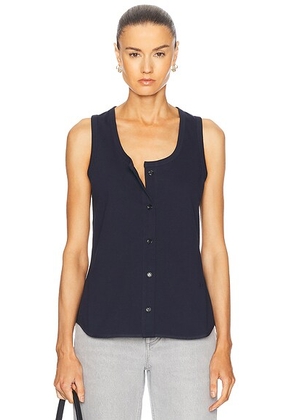 Bottega Veneta Tank Top in Abyss - Navy. Size L (also in M, S, XS).