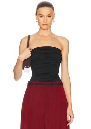 AGOLDE Gwyneth Bodysuit in Black - Black. Size XL (also in ).