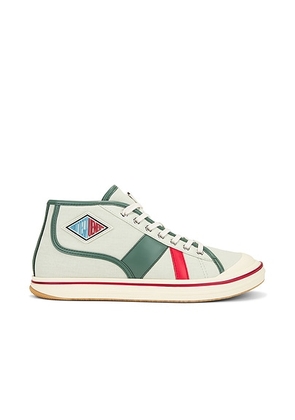 Bottega Veneta Eliot Sneaker in White Jade & Aloe - Sage. Size 37 (also in 36, 38, 39, 40, 41, 42).