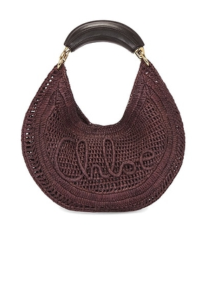 Chloe Summer Banana Shoulder Bag in Kohl Brown - Brown. Size all.