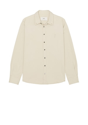 AMI Paris ADC Shirt in Off White - Cream. Size S (also in ).