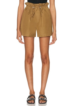 AGOLDE Lydia Short in Khaki - Brown. Size L (also in S).