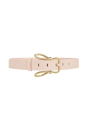 Bottega Veneta Bunny Belt in Cameo & Muse Brass - Cream,Blush. Size 65 (also in 75, 80).